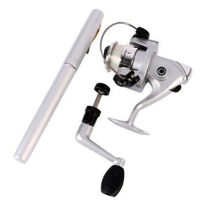 Pen Type Fishing Rod Spinning Wheel Feeding  Line - USA fisher