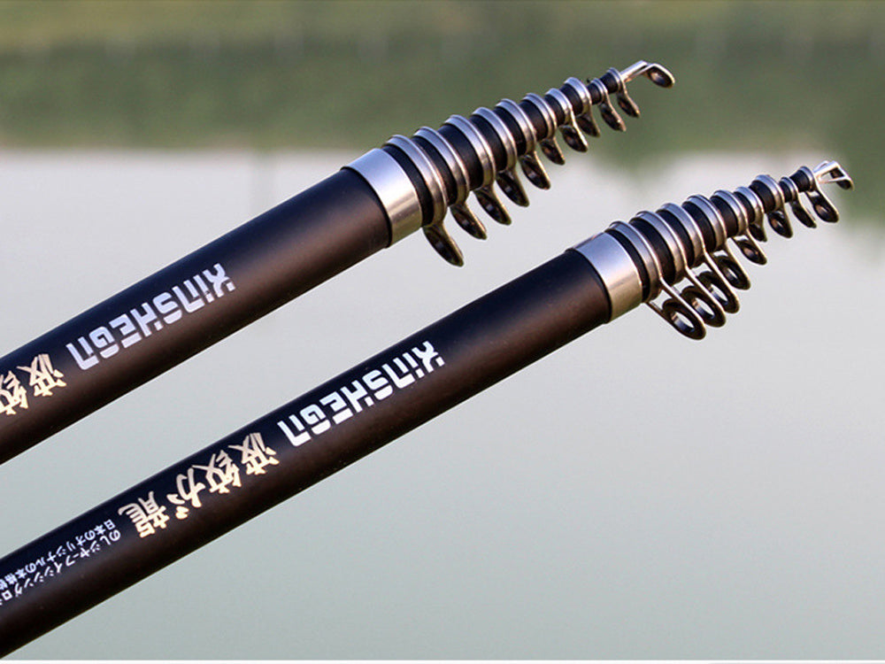 Corrugated Longji Fishing Rod Rocky Rod Light Hard Carbon Fishing Rod Hand And Sea Dual-purpose Fishing Gear Set - USA fisher