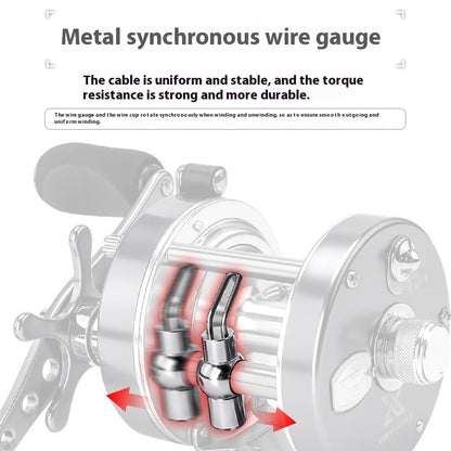 Full Metal Lure Fishing Wheel Boat Fishing Fishing Wheel