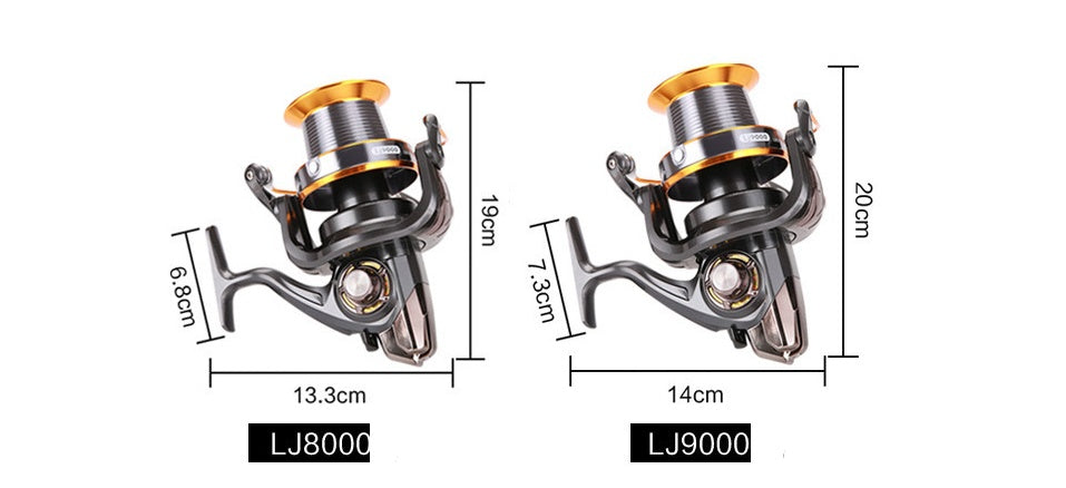 9000 type long-distance caster fishing reel spinning wheel