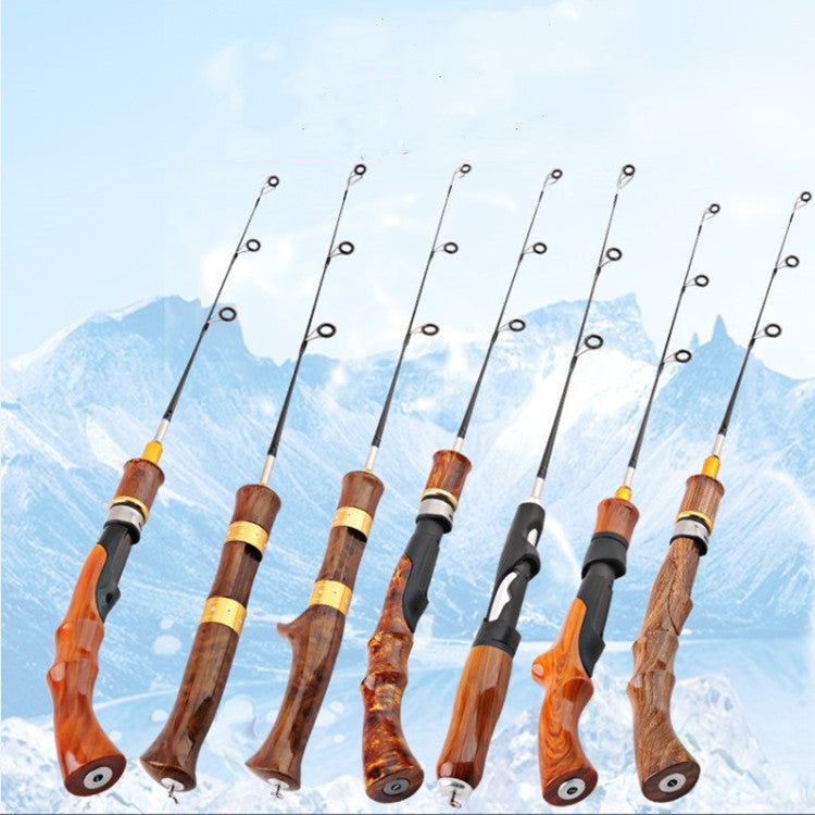 Ice Fishing Pole Outdoor Fishing Portable - USA fisher