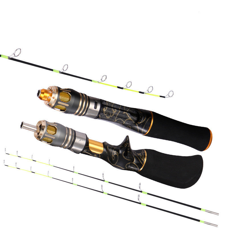 50cm70cm Flat Tip Ice Fishing Rod - USA fisher