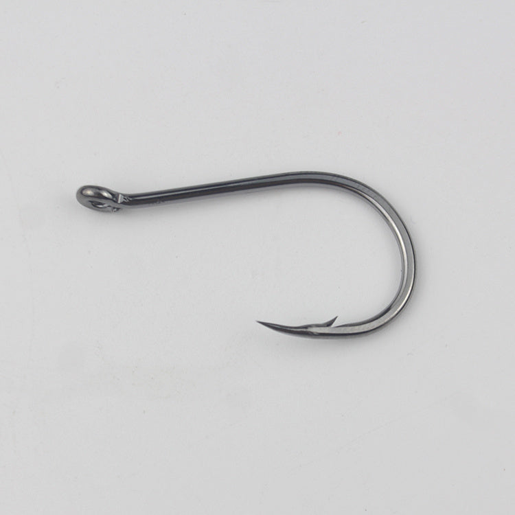 Fishhook Bulk Hole Ring Barbed Crooked Mouth Lure Rock Fishing Sea