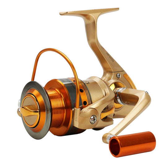 Metal Head Rocker Fishing Reel Fishing Reel Spinning Wheel Sea Rod Wheel