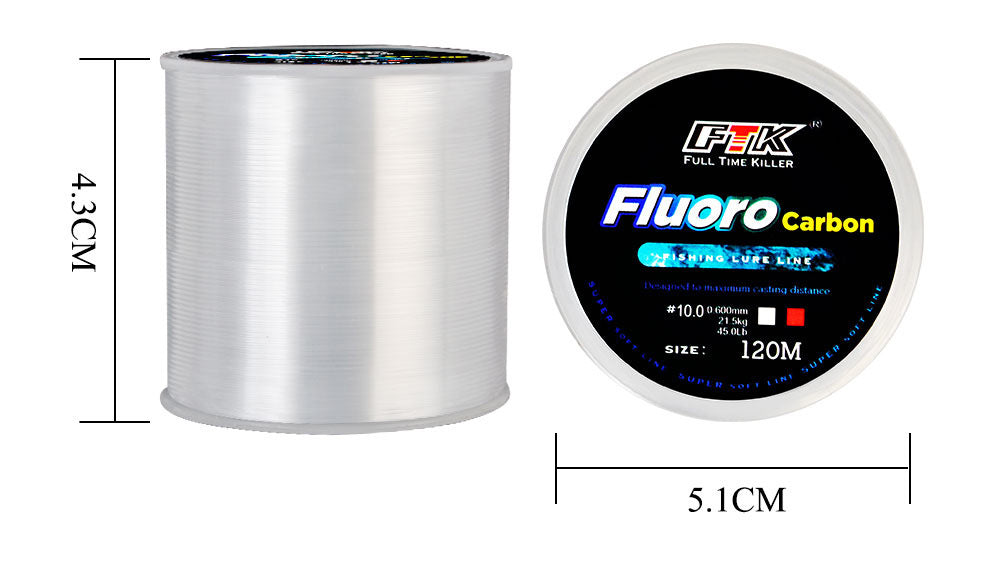 Nylon Thread Multicolor Fishing Line 120 M