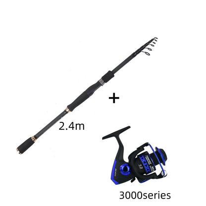 Telescopic rod fishing rod - USA fisher