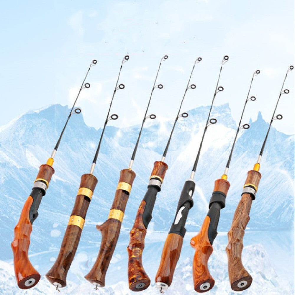 Ice Fishing Pole Outdoor Fishing Portable - USA fisher