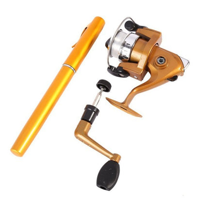 Pen Type Fishing Rod Spinning Wheel Feeding  Line - USA fisher