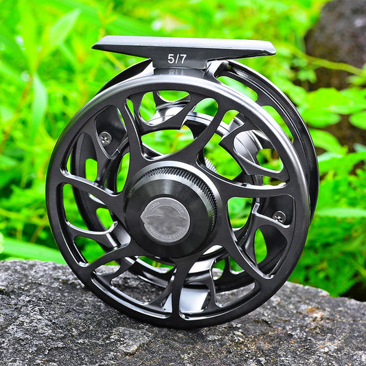 Fashion Metal Adjustable Drainage Fishing Line Reel