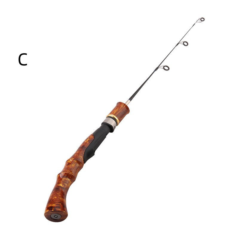 Ice Fishing Pole Outdoor Fishing Portable - USA fisher